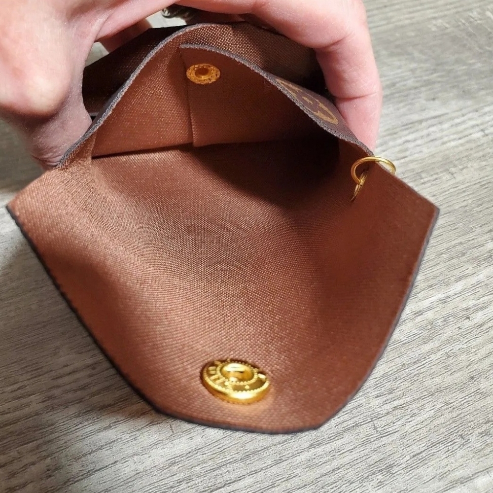 Brand New Upcycled Louis Vuitton Origami Card Pouch Wallet - Picture 6 of 7